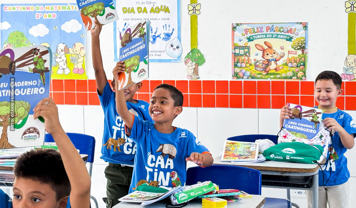 Associação Caatinga celebra o mês do meio ambiente com ações de educação ambiental
