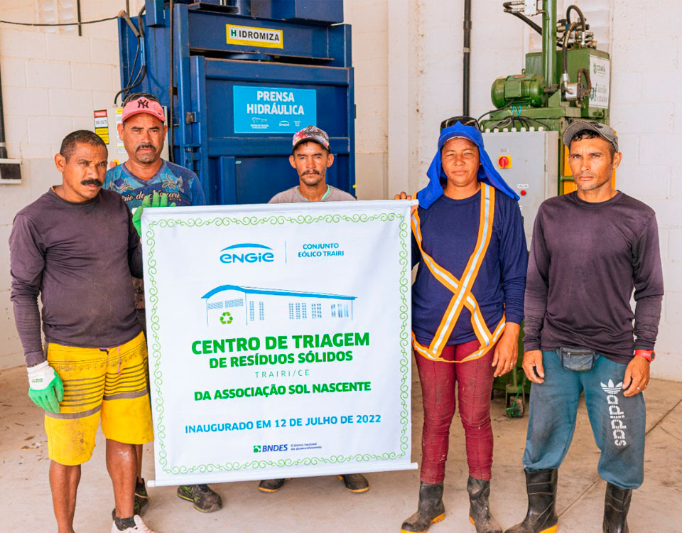 Associação Caatinga aplica projeto de apoio a catadores de materiais recicláveis em Trairi