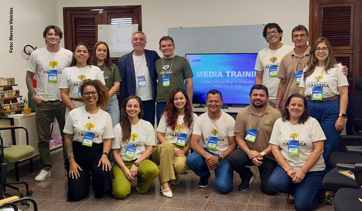 Associação Caatinga realiza treinamento de mídia para fortalecer comunicação institucional