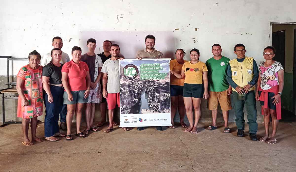 Associação Caatinga realiza capacitações de manejo de fogo para proteger o Parque Estadual Cânion do Rio Poti